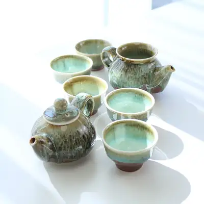天目 プーアル茶用 五人茶器セット