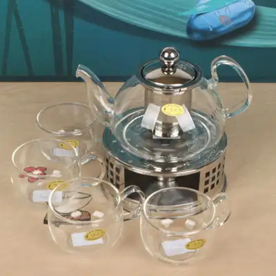 チカオ ステンレス茶こし急須セット (600ml)