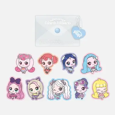 Hearts2Hearts Teenieping X Hearts2Hearts - ステッカーポーチセット