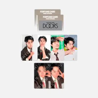 2025 DOYOUNG CONCERT 'Doors' FORTUNE SCRATCH CARD SET