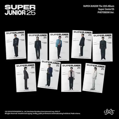 SUPER JUNIOR The 12th Album [Super Junior25] (PHOTOBOOK Ver.) SET