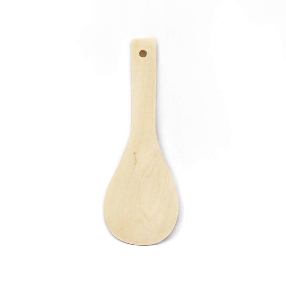 9cm x 25cm Domestic Wood Rice Paddle | Commercial Grade Wooden Rice Spatula
