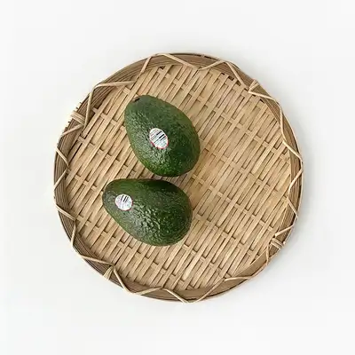 28cm Bamboo Round Winnowing Tray | Traditional Bamboo Sieve Tray Holiday Buckwheat Noodle Platter Pancake Vegetable Wrap Lettuce Tempura Serving Platter Dish