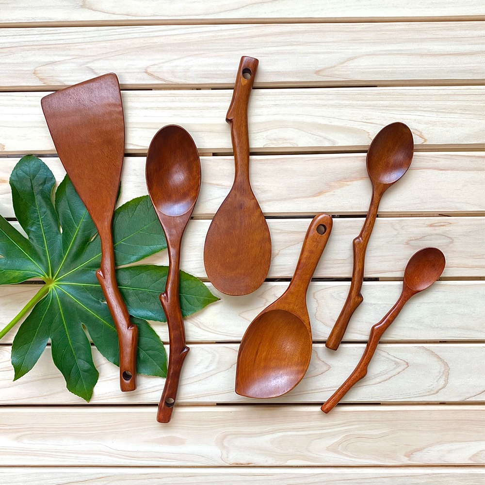 Madi Rosewood 6-Piece Set | Kitchen Tool Wooden Cooking Utensils