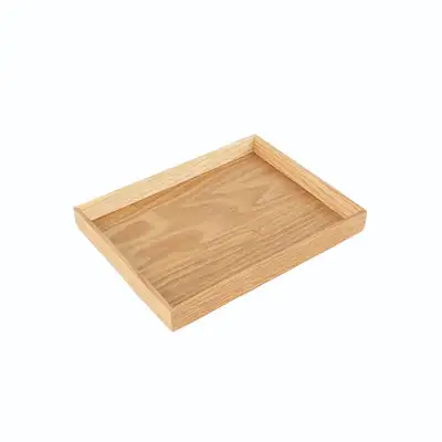 16.5x12.5 Natural Wooden Tray | Wood Serving Plate