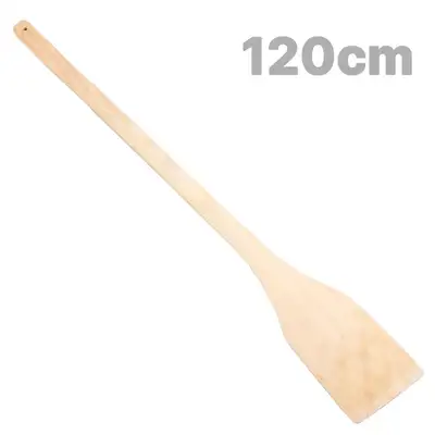 120cm Domestic Wood Long Spoon - Commercial Grade