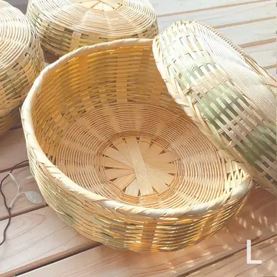 L Size Round Wooden Tiered Food Container - Inner Diameter 27cm (Traditional Korean Holiday Gift Box for Seollal, Chuseok, Wedding Ceremony, Korean Sweets, Rice Cakes, Bento Box)