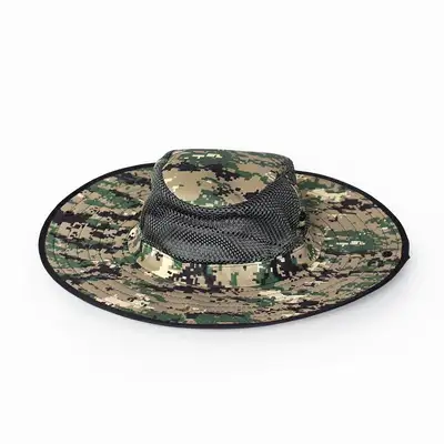 Mesh Khaki Hat | Sun Shade Work Cap Military Survival Mesh Hat Fishing Hiking Safari Jungle Hat
