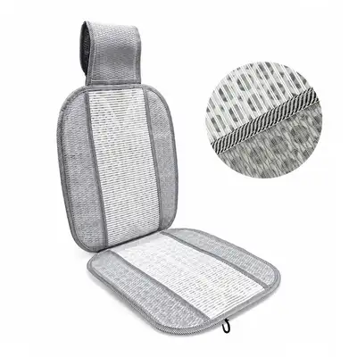 Line Ventilated Car Seat Cushion Gray (Cooling Breathable Summer Cushion for Bus Office Car Taxi Truck)