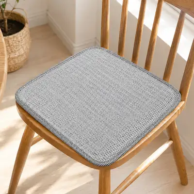 LINE Ventilated Seat Cushion Gray (Summer Chair Office Student Cool Cushion Restaurant Car Truck All-Season Guest Cushion)