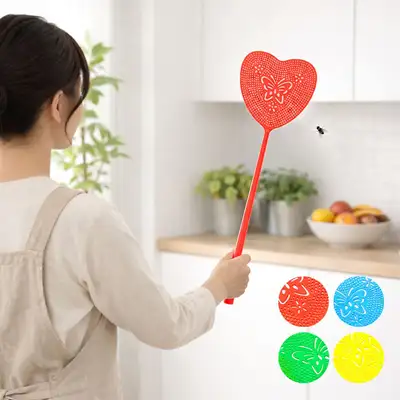 50cm Color Random Heart Fly Swatter 1P