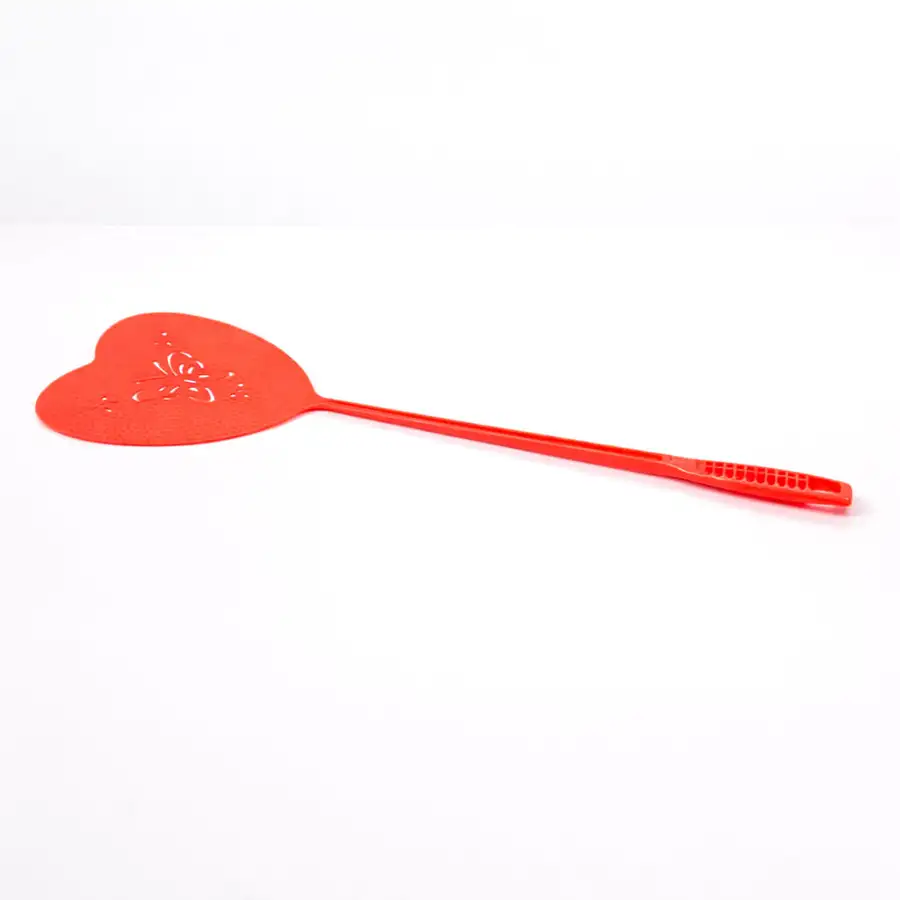 50cm カラーランダム ハート ハエ叩き 1P（夏 ハエ 害虫駆除 おばあちゃん家 プラスチック 高弾力 懐かしい蚊帳 ） — 2