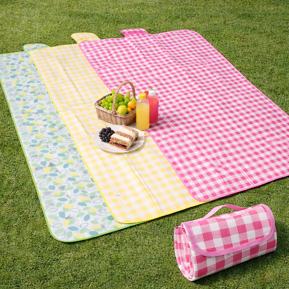 Sensual Portable Pocket Picnic Mat (Foldable Handle Waterproof Outdoor Car Camping Picnic Mat)