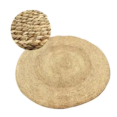 Traditional 180cm Round Straw Mat Rug (Yutnori Game Mat, Living Room Decor, Summer Interior Carpet)