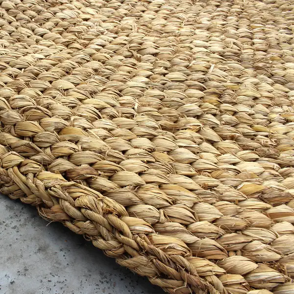 Traditional 180cm Round Straw Mat Rug (Yutnori Game Mat, Living Room Decor, Summer Interior Carpet) — 4