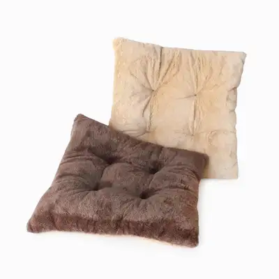 Plush Solid Foam Seat Cushion (Interior Square Cushion for Office, Student, Exam Prep, Car - Soft Winter Cushion)