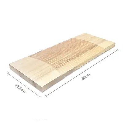 22.5 x 56cm Wooden Washboard (for Socks, Underwear, Hand Washing, Traditional Hand Laundry, Multi-Purpose Natural Wood Foot Massage Laundry Tool)