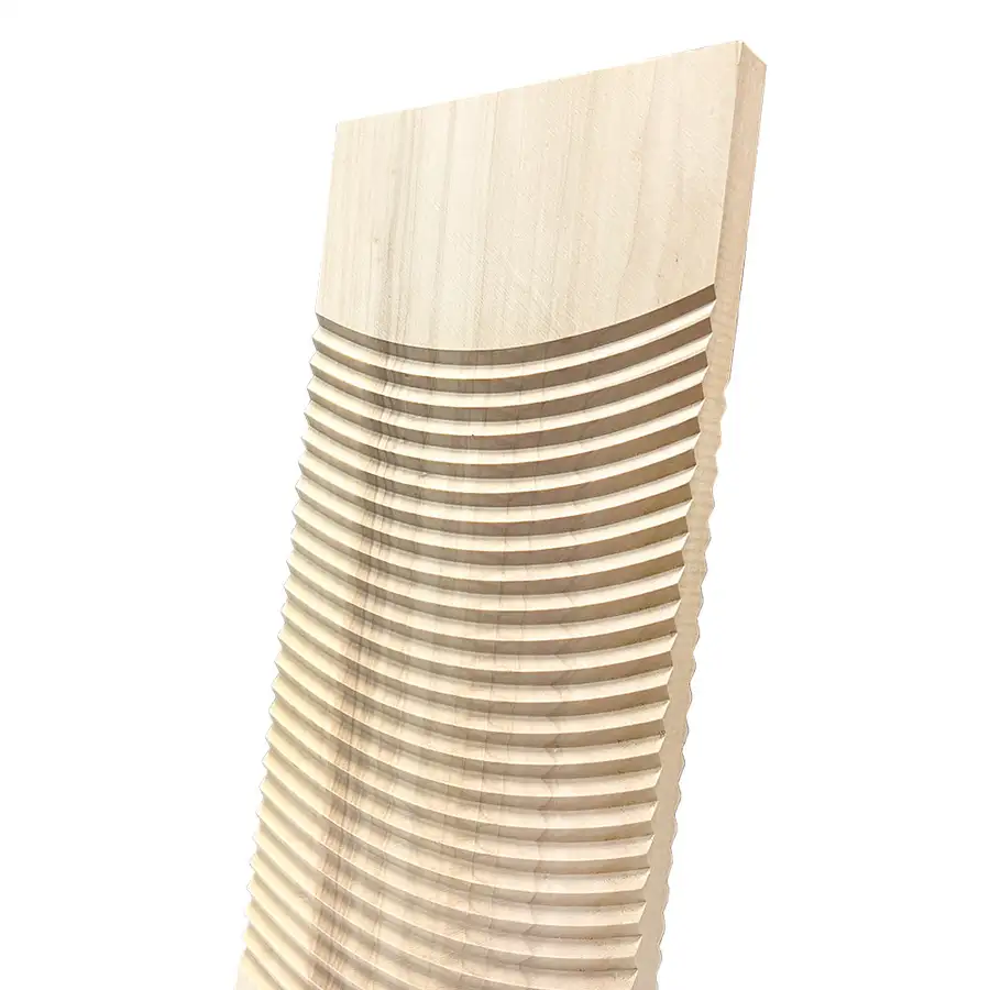 22.5 x 56cm Wooden Washboard (for Socks, Underwear, Hand Washing, Traditional Hand Laundry, Multi-Purpose Natural Wood Foot Massage Laundry Tool) — 3