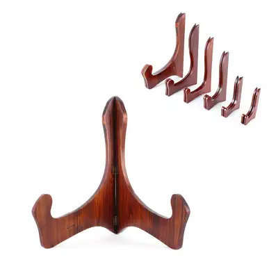 Wood Folding Easel Display Stand - Picture Frame Plate Holder