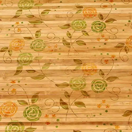 Living Room 180cm Flower Bamboo Mat 17mm (Cool Bed Bamboo Cooling Mat Ventilated Summer Mat Carpet Large Mat) — 2