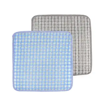 Checkered Breathable Seat Cushion | Cool Summer Chair Student Cushion Office Dining Vehicle Forklift Cool Cushion Ventilated Seat