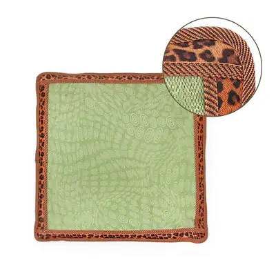 Leopard Border Cooling Seat Cushion (Summer Breathable Office Restaurant Vehicle Forklift Seat Pad)
