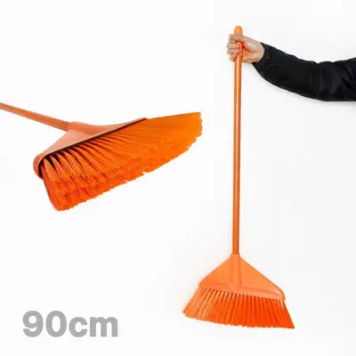 90cm Plastic Broom (For Hair Salons, Offices, Classrooms, Schools, Long-Handled Broom, Outdoor Cleaning Tool, Yard Broom)