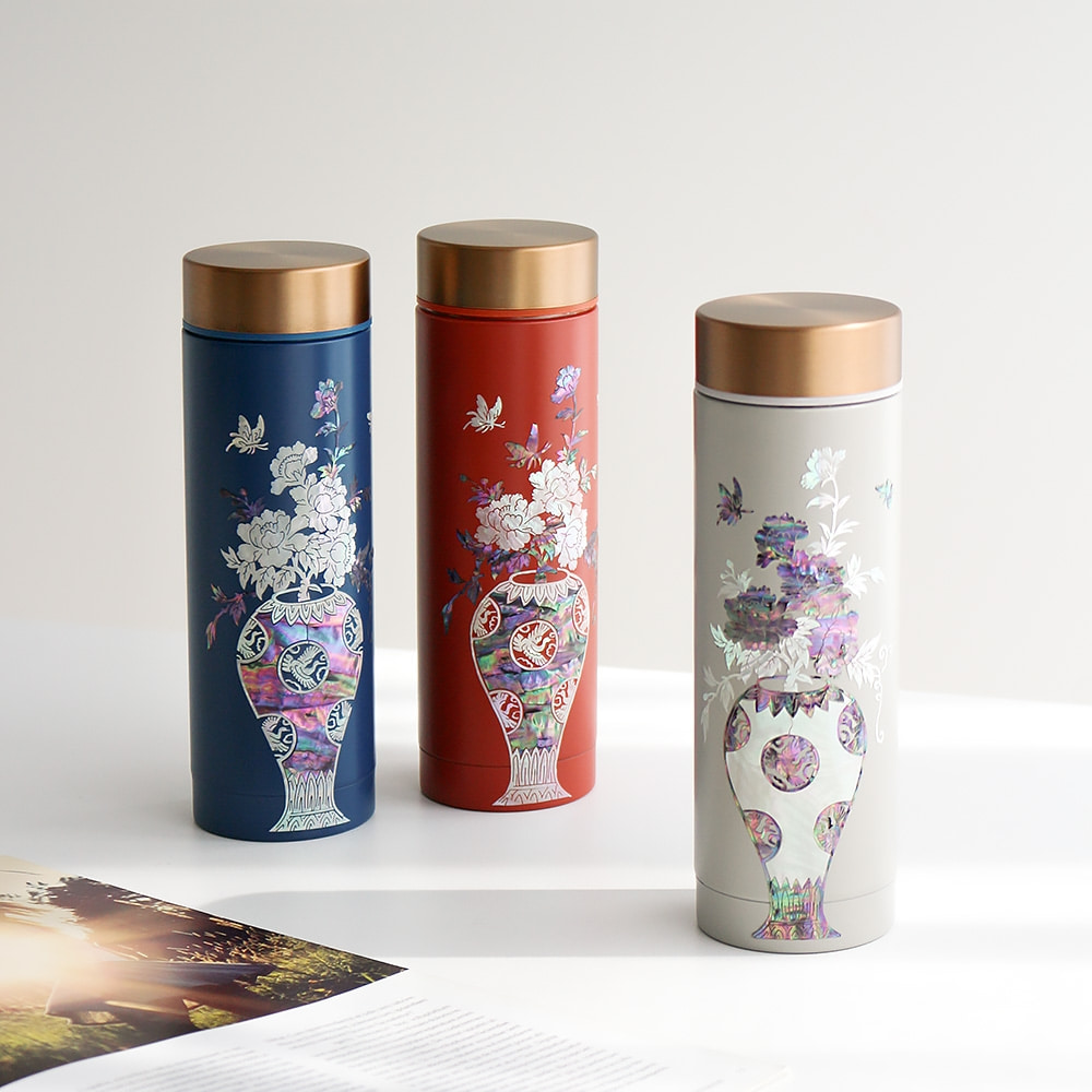Mother-of-Pearl Lacquerware Maebyeong Stainless Steel Tumbler 300ml