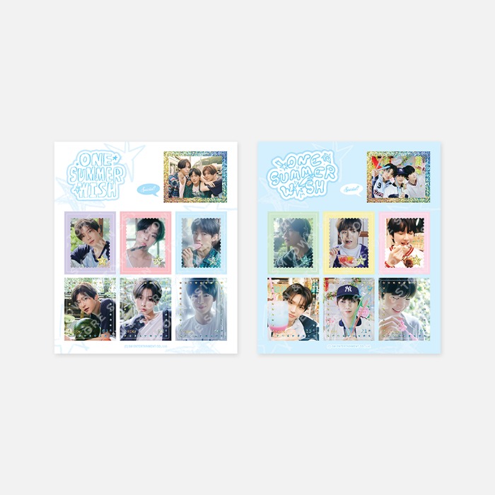 NCT WISH THE 1ST PHOTO EXHIBITION 'ONE SUMMER WISH' STAMP STICKER