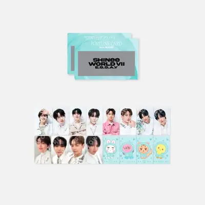 2025 SHINee WORLD Ⅶ 'E.S.S.A.Y' フォーチュンスクラッチセット (ランダム)