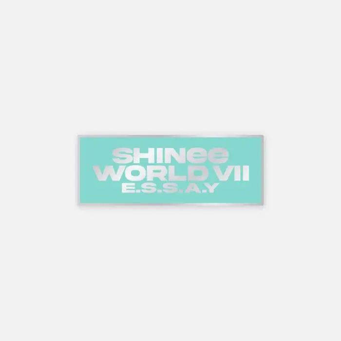 2025 SHINee WORLD Ⅶ 'E.S.S.A.Y' バッジ (LOGO VER.)