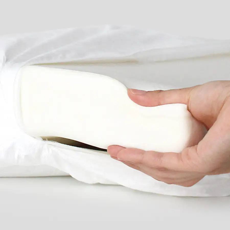 Korean-Made Quilted Memory Foam Cervical Pillow (Comfortable Neck Sleeping Pillow, Filial Piety Gift, Health Gift, Traditional Pillow) — 2