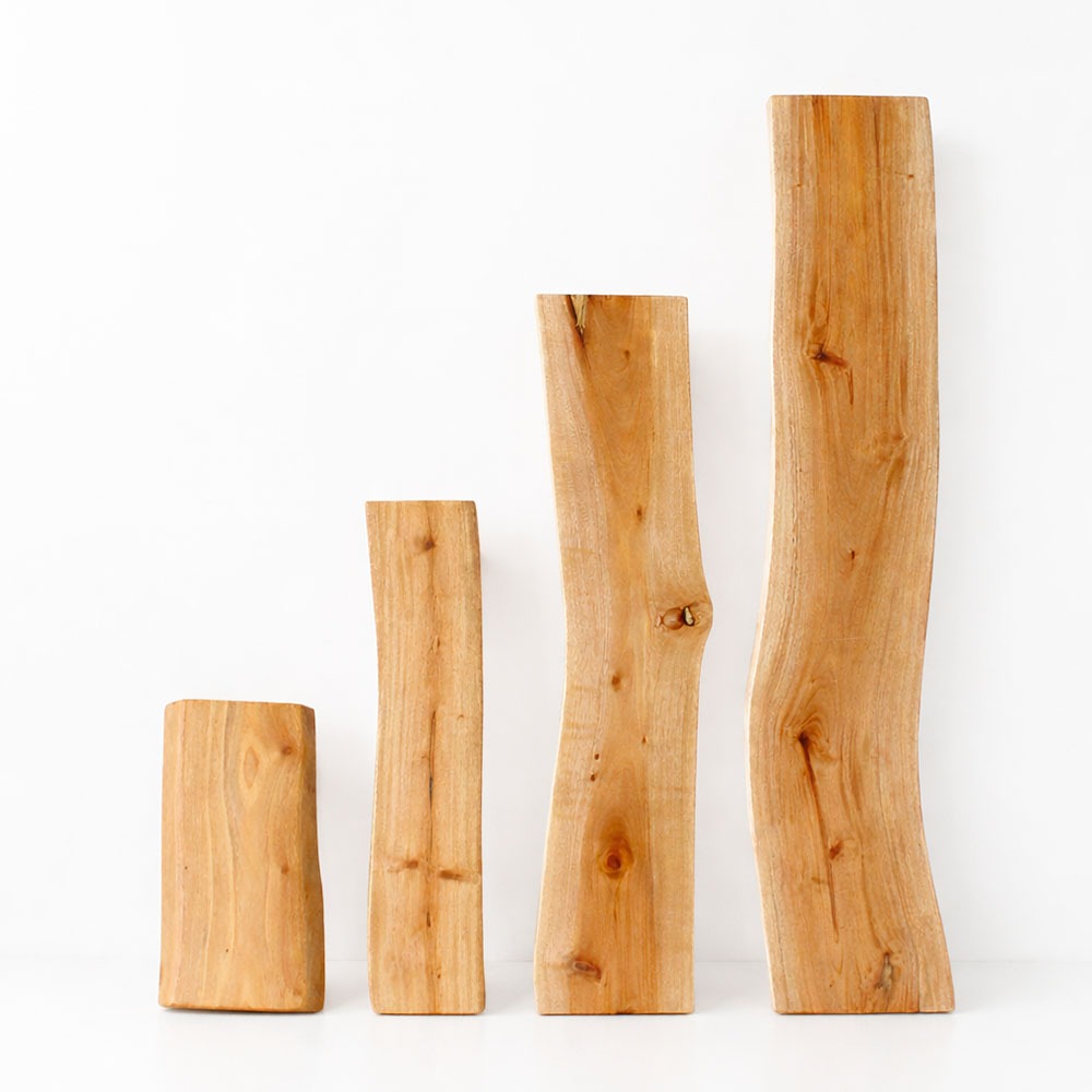 Aesthetic Solid Wood Plant Stand Mahogany | Full Timber Plant Shelf Veranda Garden Decor Living Room Interior Wood Planter Base