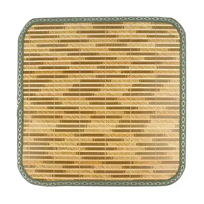 Compressed Pattern Bamboo Seat Cushion (Cool Summer Large Cushion for Office, Guest Room, Car, Truck, Forklift)