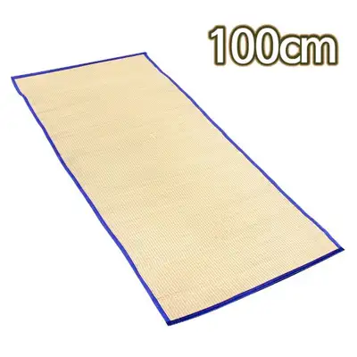 Natural Water Hyacinth Plain Mat 100cm (Summer Mat, Double-Sided, Ancestor Ritual Use, All-Season Carpet Rug)