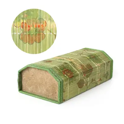 Hexagonal Semi-Circle Bamboo Pillow - Cool Cooling Pillow for Summer Ventilation Camping Van Life Health Pillow Filial Piety Gift