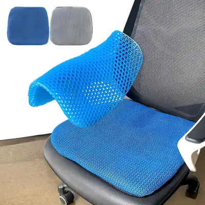 Jelly Seat | Breathable Seat Honeycomb Seat Summer Student Cargo Truck Taxi Bus Forklift Cool Seat Silicone Seat