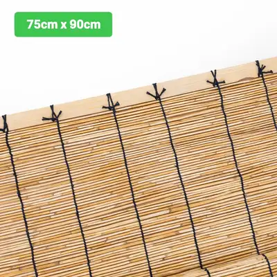 75x90cm Natural Reed Screen | Garden Yard Fence Sun Shade Veranda Privacy Screen Flower Bed Protection Pojangmacha Interior