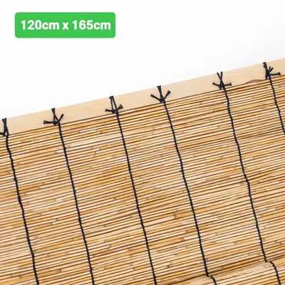 120x165cm Reed Screen | Garden Yard Fence Natural Reed Sunshade Balcony Privacy Screen Flowerbed Protection Porch Interior