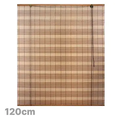 120cm Brown Stripe Bamboo Roller Blind (Interior Door Blind Wood Blind Wooden Blind Window Blind)