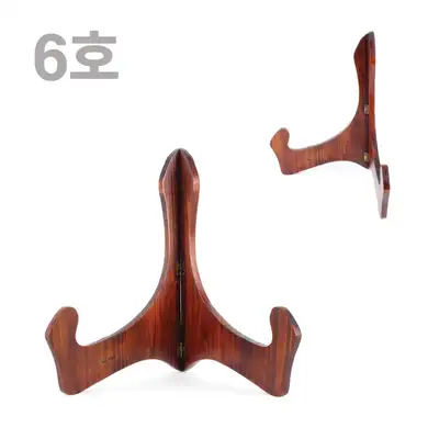Wooden Plate Frame Stand Size 6 | Wedding Family Photo Display Stand Certificate Easel Folding Organizer