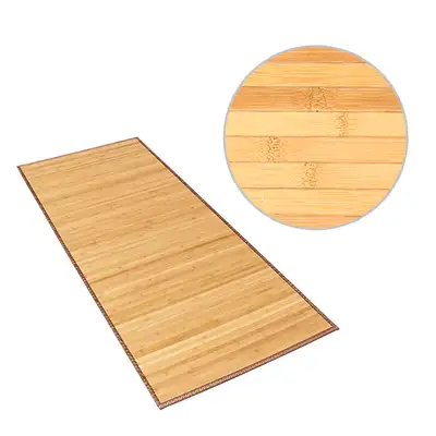 Bamboo Mat Plain Weave 17mm Single Size (Cool Summer Bed Mat Single Summer Sleeping Mat)