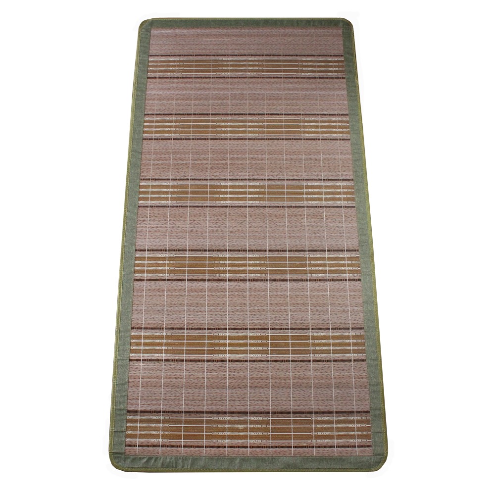 Single-Size Bamboo Straw Mat Brown | Bed Mat Single Mat Summer Mat Breathable Sheet Camping Mat