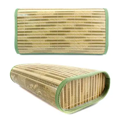 Compressed Pattern Bamboo Pillow Oval | Health Wood Firm Pillow Camping