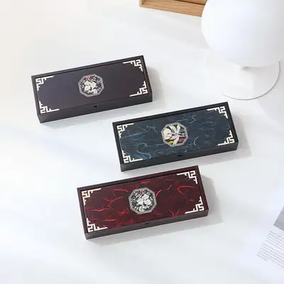 螺鈿漆器 自動 貝殻ペンケース(八角)