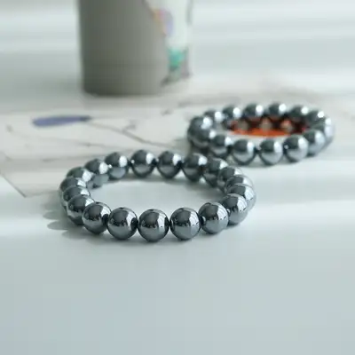 テラヘルツ シンプル 原石ブレスレット 10ミリ 天然石 念珠 ブレスレット