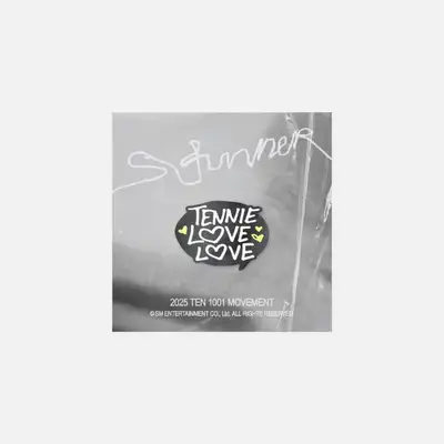 2025 TEN CONCERT 1001 MOVEMENT 'STUNNER' バッジ (ハンドライティングVER.)