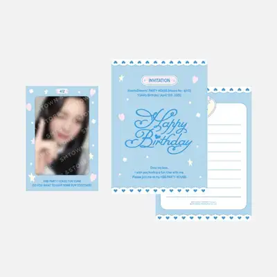 YUHA ARTIST BIRTHDAY PARTY CARD