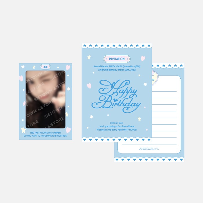 CARMEN Artist Birthday Party Card