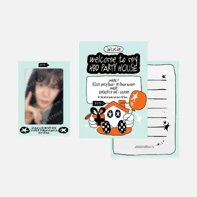 EUNSEOK ARTIST BIRTHDAY PARTY CARD